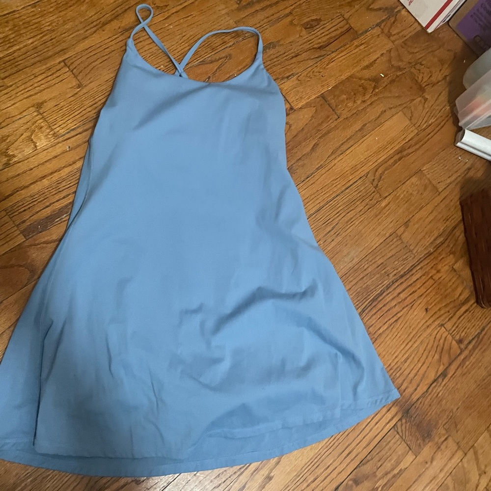 blue athletic dress size m